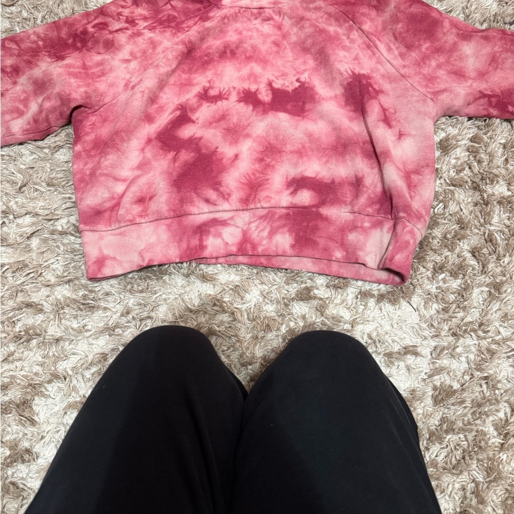 Tie-Dye Pink Sweatshirt